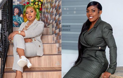 Afia Schwarzenegger and Nana Aba Anamoah