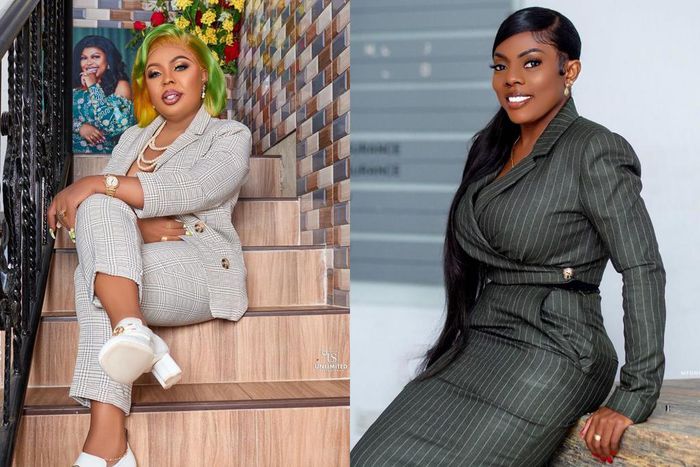 Afia Schwarzenegger and Nana Aba Anamoah