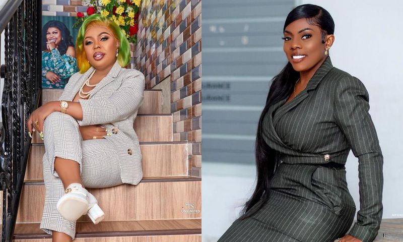 Afia Schwarzenegger and Nana Aba Anamoah