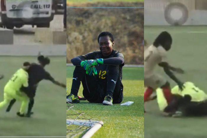 Watch: Goalkeeper exchanges blows with referee during Women’s Super Cup game in Ghana