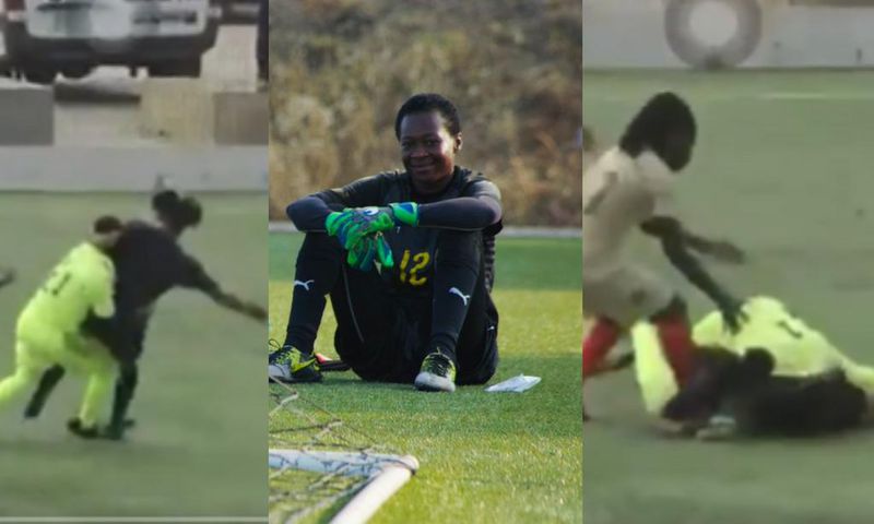 Watch: Goalkeeper exchanges blows with referee during Women’s Super Cup game in Ghana