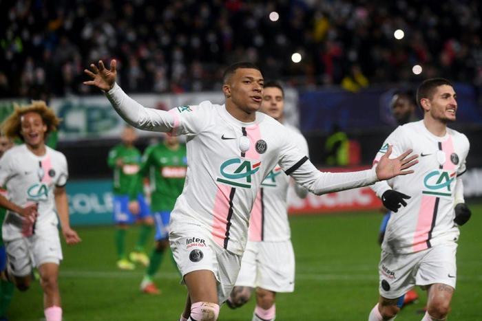 Kylian Mbappe at the double