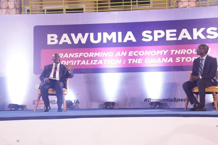 Vice President Dr Bawumia and President of Ashesi University, Patrick Awuah