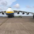 The “Antonov An-225 Mriya” at the Kotoka International Airport in Accra