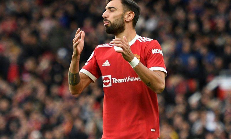Manchester United midfielder Bruno Fernandes