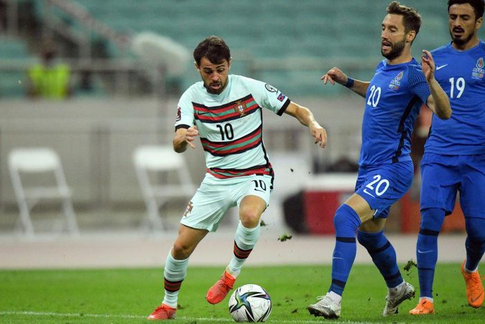 Bernardo Silva scored Portugal's second goal as they close in on World Cup qualification