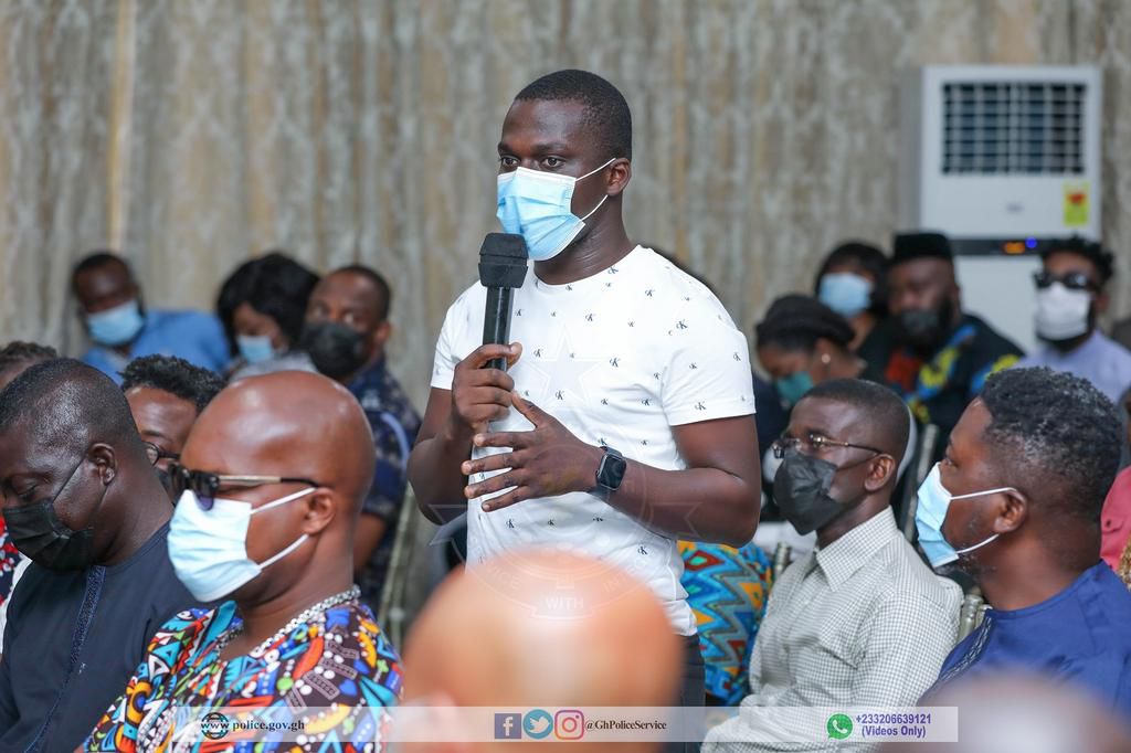 Zion Felix spotted at the meeting with the IGP