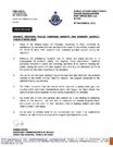 Police statement on armed robbers