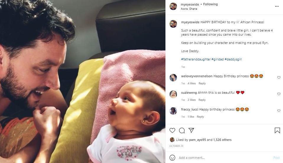 Jamie Roberts marks Ryn Roberts fourth birthday