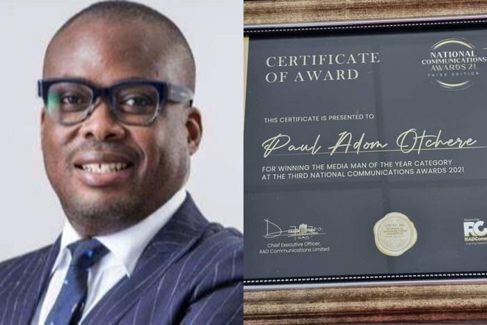 Paul wins Media Man of the Year (Male) at NCA 2021