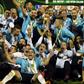 Algerian club Entente Setif celebrate in 2014 after becoming African champions for a second time