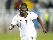 Laryea Kingston in action for the Black Stars