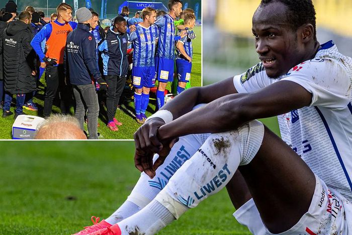 Raphael Dwamena: Ghana striker hospitalised after collapsing during Austrian Cup game
