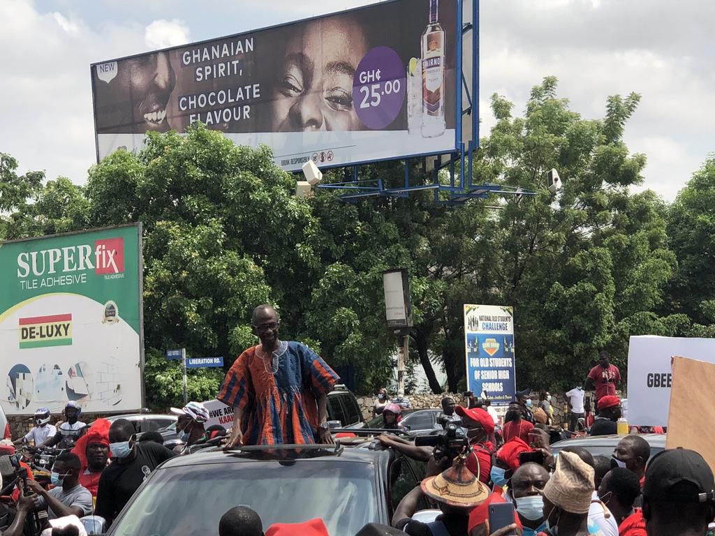 Asiedu Nketia joins NDC protest
