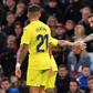 Paco Alcacer (right) opened the scoring for Villarreal against Manchester United