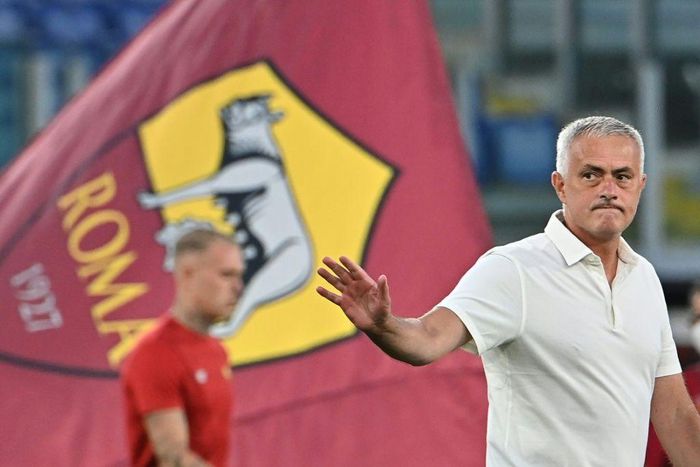 Calm: Roma coach Jose Mourinho