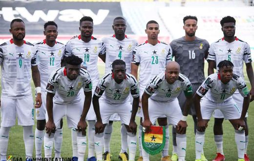 Ghana moves one place up in latest FIFA ranking; now 52nd