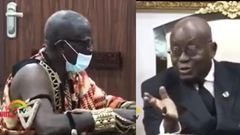 Chief begs Akufo Addo for car: "I wear my regalia, stand by the road & wait for trotro"