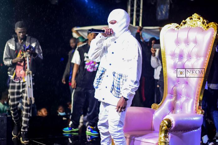 Maccasio performs at The Throne Concert