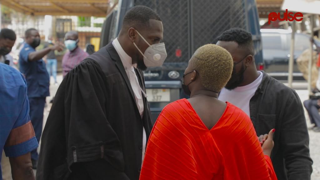 All the photos from Shatta Wale, Medikal court hearing today