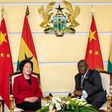 President Nana Addo Dankwa Akufo-Addo with Sun Chunlan