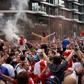 England fans outside Wembley ahead of the Euro 2020 final