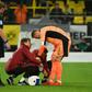 Bayern Munich goalkeeper Manuel Neuer received medical treatment at Borussia Dortmund on Tuesday