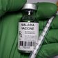A vial of the malaria vaccine