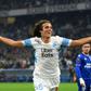 Matteo Guendouzi headed in Marseille's second goal in the win over Lorient