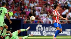 Joao Felix was sent off in Atletico Madrid's goalless draw with Athletic Club on Saturday.