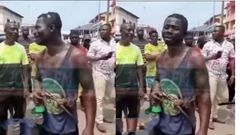 Takoradi residents arrest another ‘thief’, buy him beer after making him clean gutters