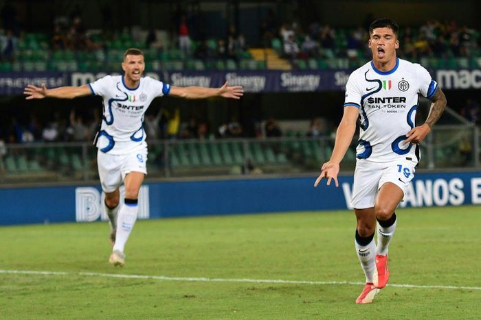 Joaquin Correa signed for Inter on Thursday and won the match at Verona just one day later
