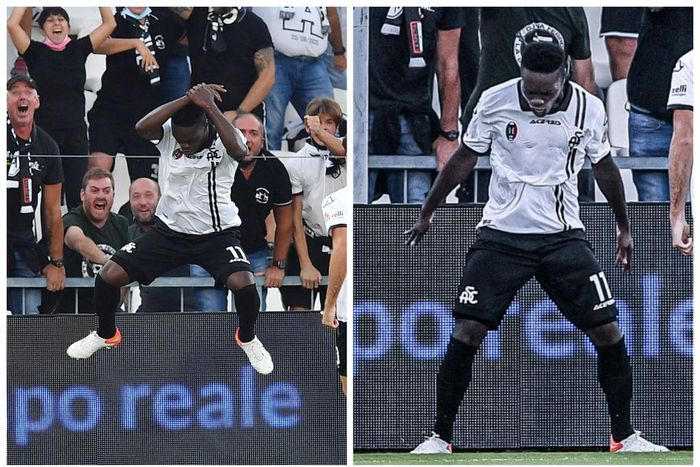 Emmanuel Gyasi: Ghana forward scores against Juventus and celebrates like Ronaldo