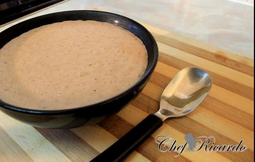 Spicy corn dough porridge