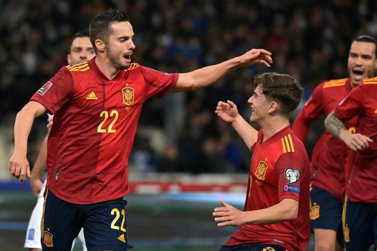 Pablo Sarabia scored Spain's winner in a 1-0 victory over Greece