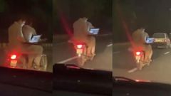 Thieves can go to hell - Laptop-holding passenger browses while on Okada (video)