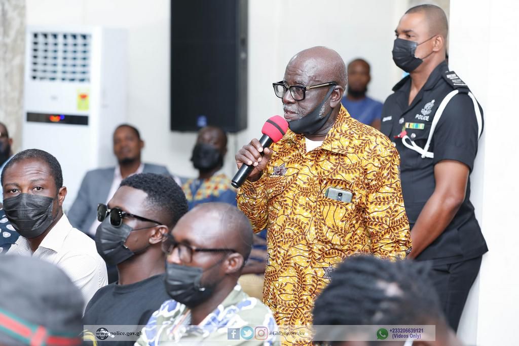 Fred Amugi spotted at the meeting with the IGP