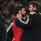 Michael Carrick (right) has left Manchester United after three games as caretaker manager
