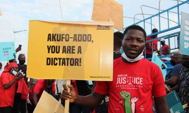 NDC protest