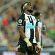 One that got away: Newcastle's Allan Saint-Maximin reacts after missing a chance in a 1-1 draw at home to Leeds