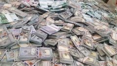 A file image of fake currency