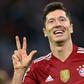 Bayern Munich's Robert Lewandowski scored 41 goals last season to win Europe's Golden Boot
