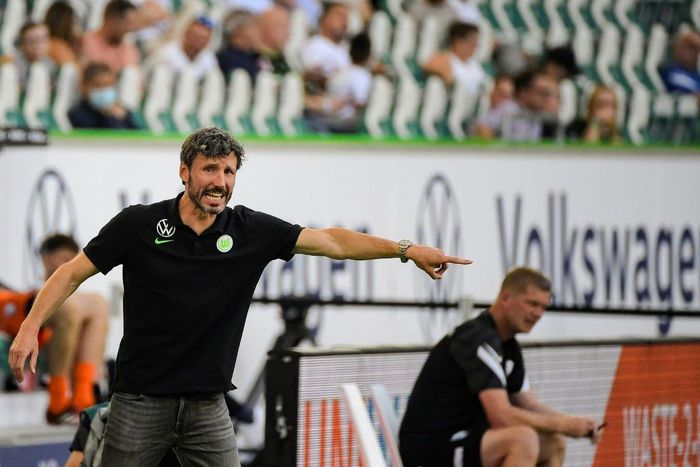 Wolfsburg have been thrown out of the German Cup after their head coach Mark van Bommel made one substitution more than is allowed during a first-round tie