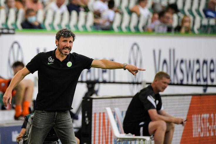 Wolfsburg have been thrown out of the German Cup after their head coach Mark van Bommel made one substitution more than is allowed during a first-round tie