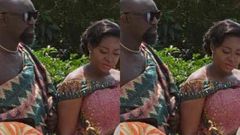 Portia Asare and her husband