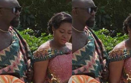 Portia Asare and her husband