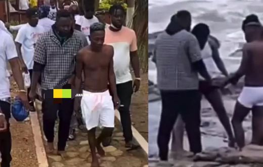 Shatta Wale and Medikal go for 'sea bath ritual' after release from  prison (WATCH)