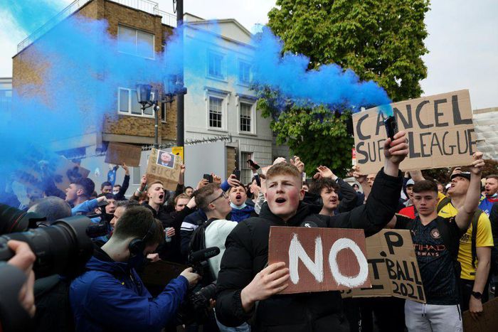 A fan-led review of English football governance was accelerated by protests against the European Super League project