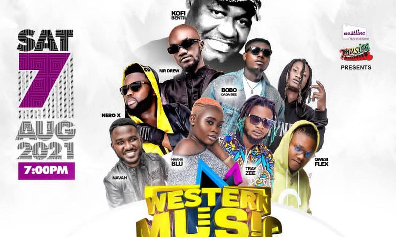 Fameye, DopeNation, Mr Drew, Kofi Bentil, others billed for Western Music Awards 21