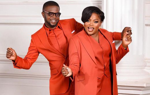 Funke Akindele and husband